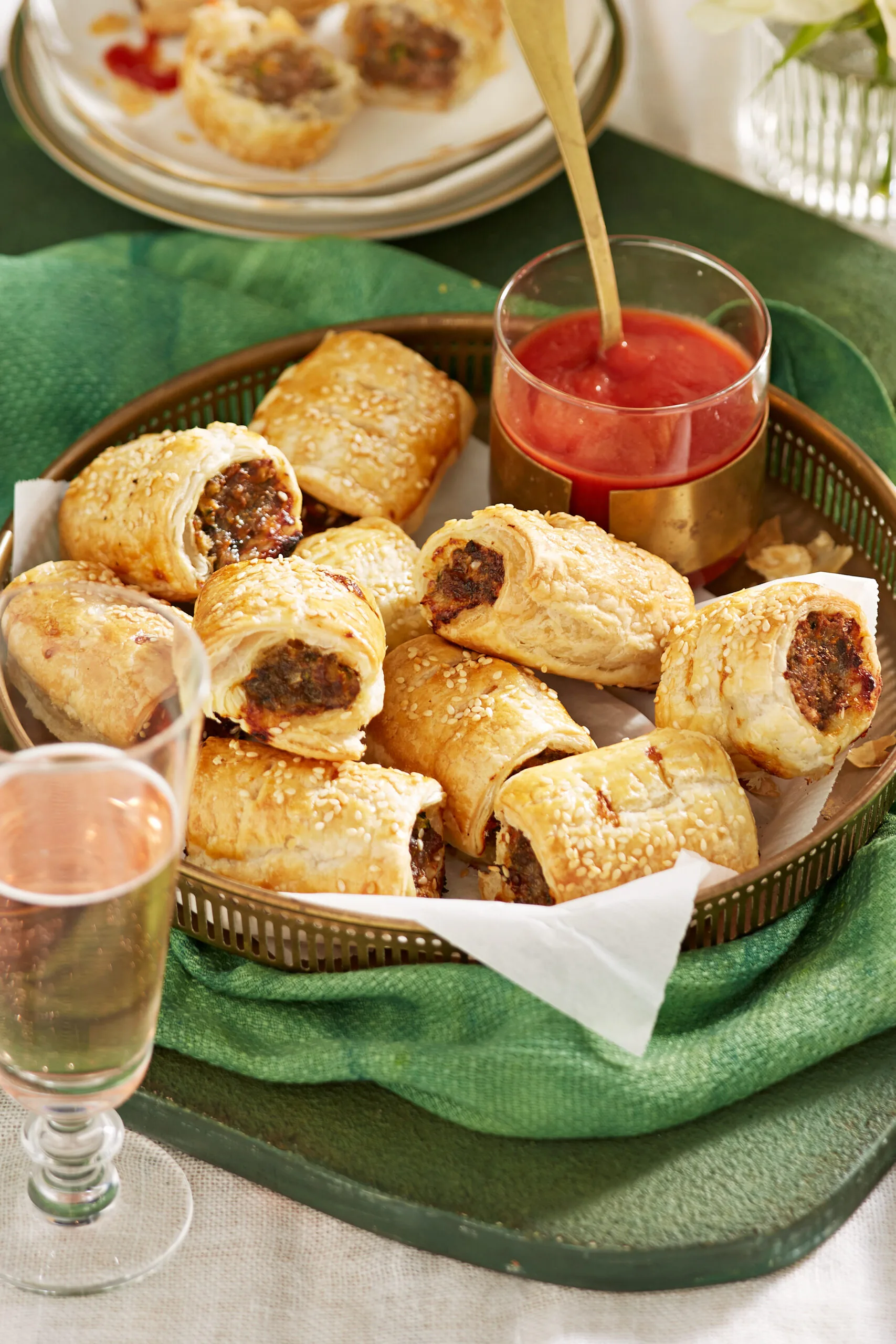 Karen Martini's sausage rolls