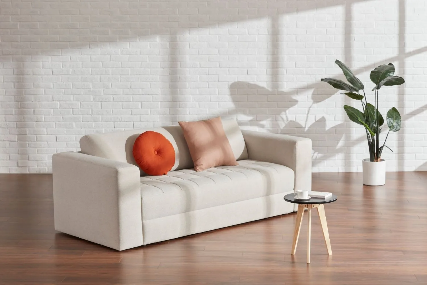 The Ecosa Rio Sofa Bed in Papyrus.