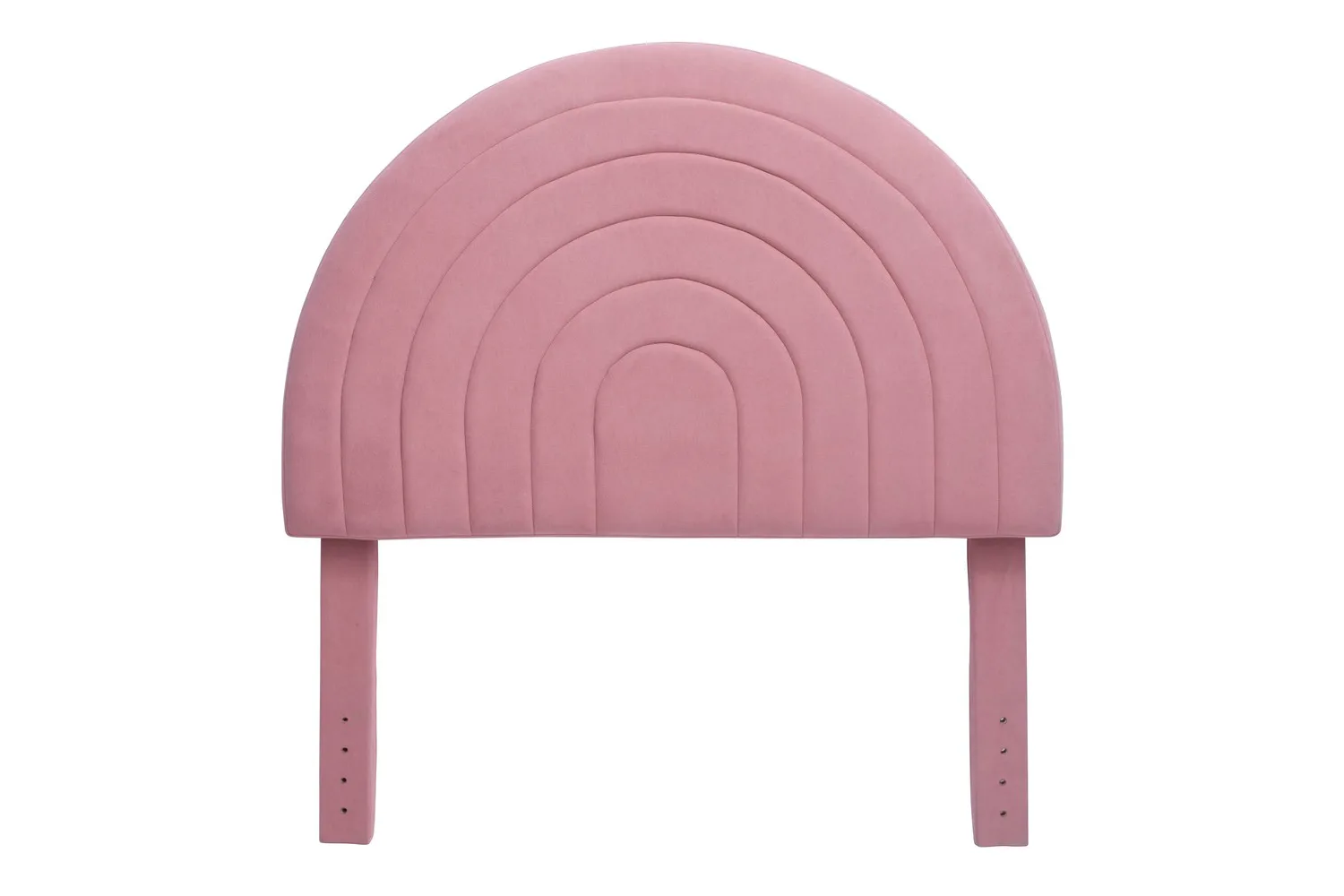 Home trading Co arch bedhead single pink, $115, Big W
