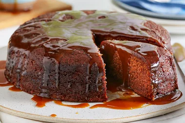 Sticky date cake with butterscotch sauce