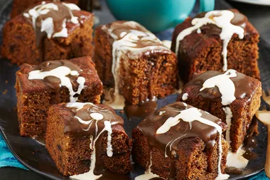 Sticky date pudding cake with tea-spiked caramel sauce