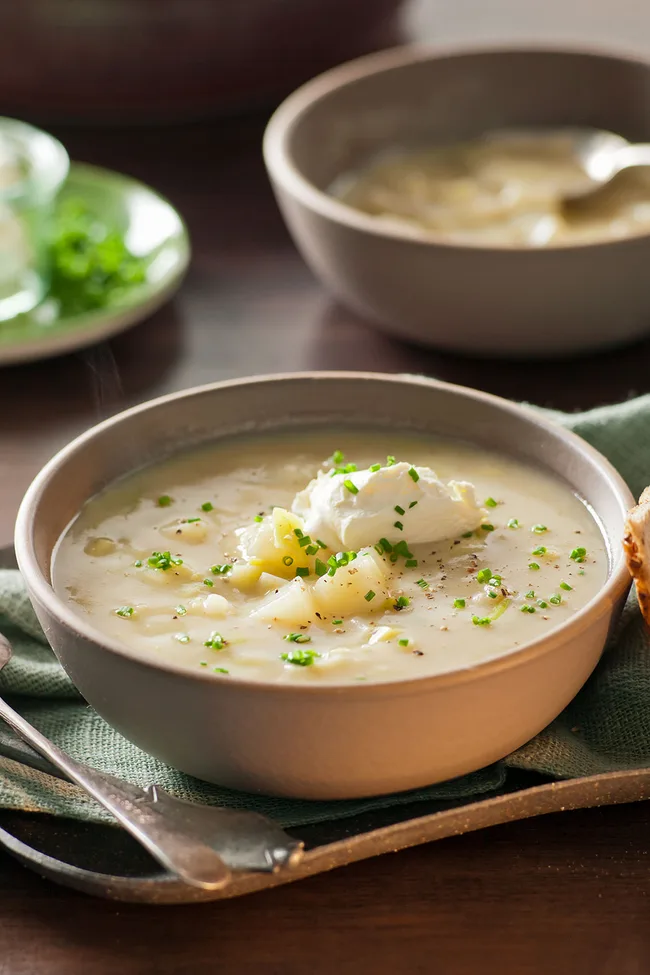Potato and leek soup