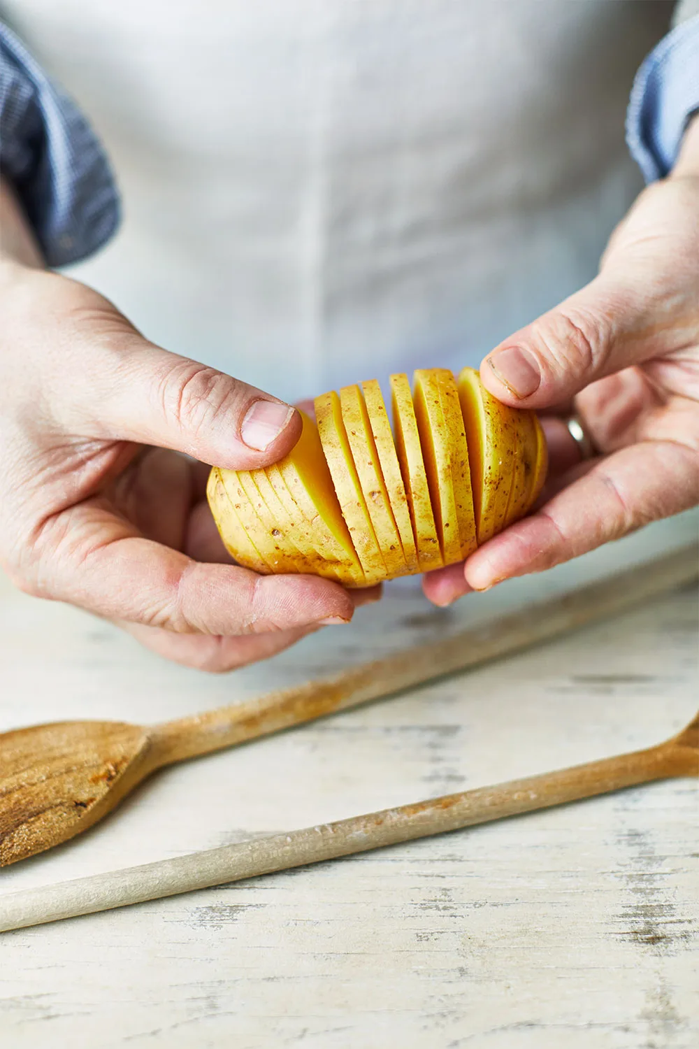 Hasselback potatoes