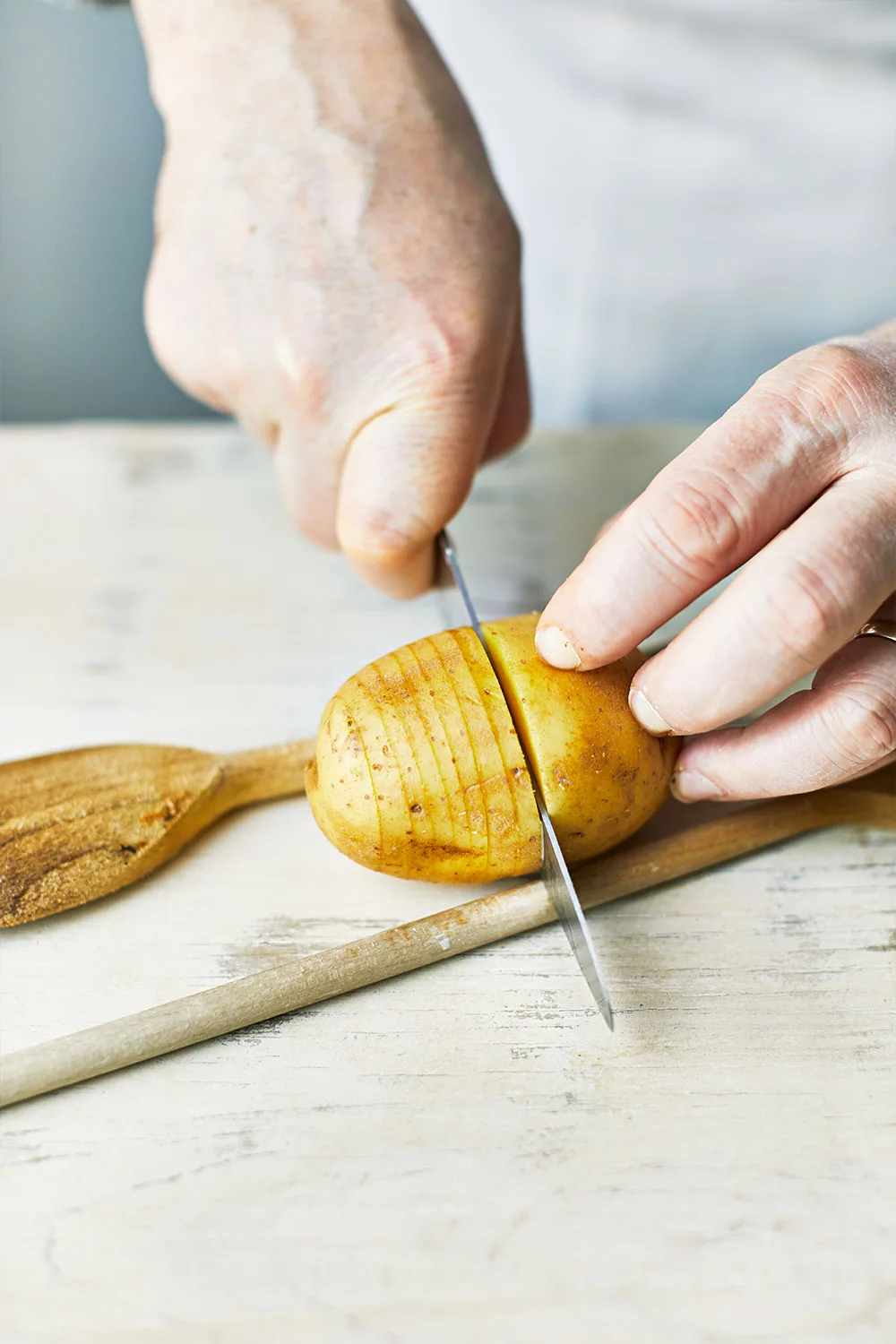 Hasselback potatoes