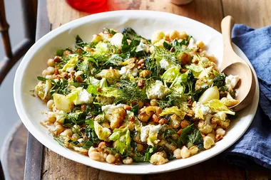 Winter grain salad