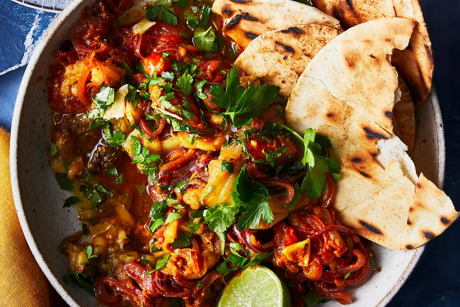 Moroccan eggplant and tomato salad recipe Recipe - Better Homes & Gardens Australia