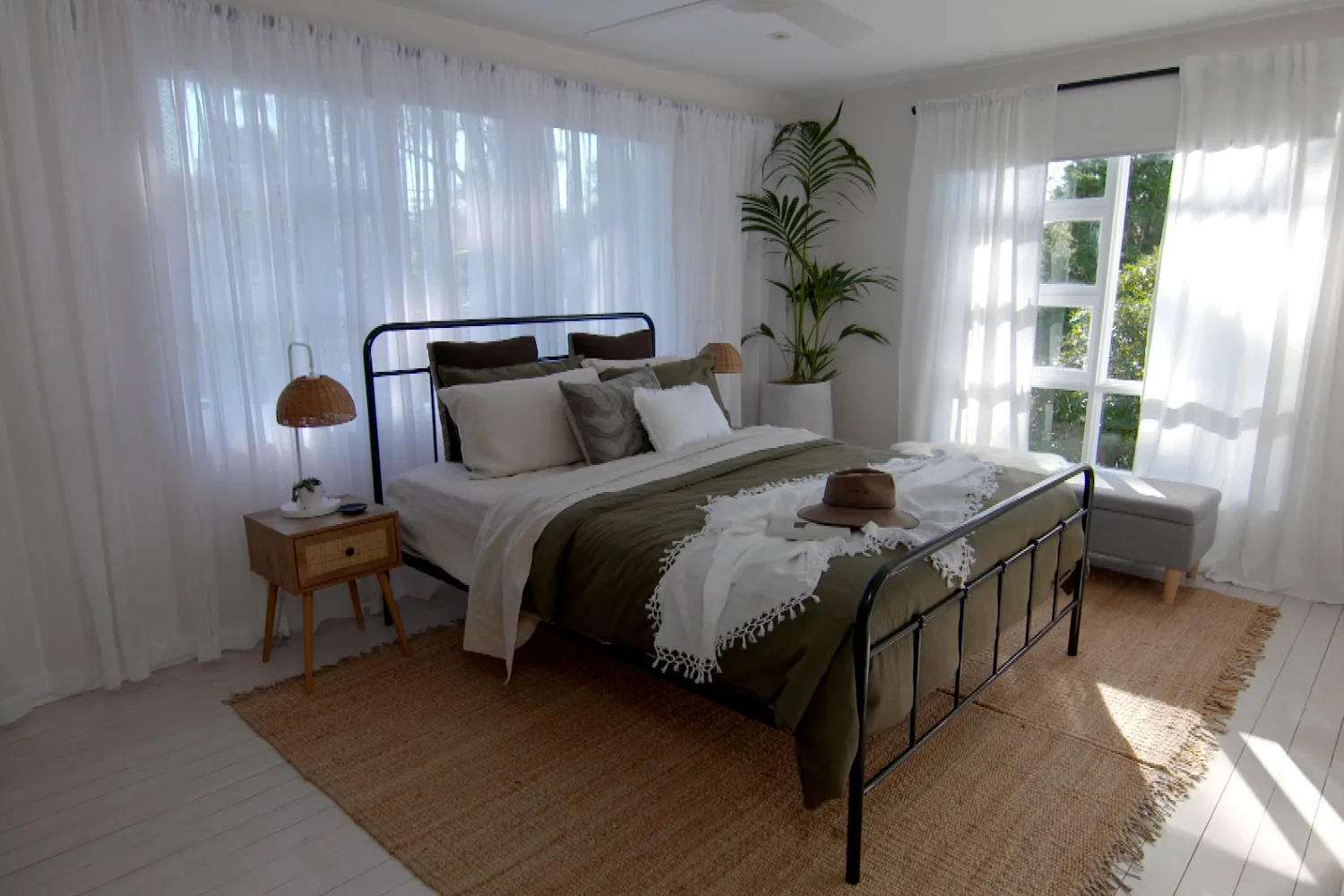 A romantic bedroom makeover