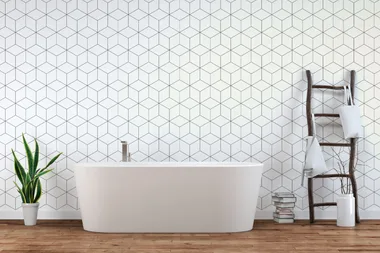 Wallpaper is making a comeback in the bathroom – but is it a good idea?