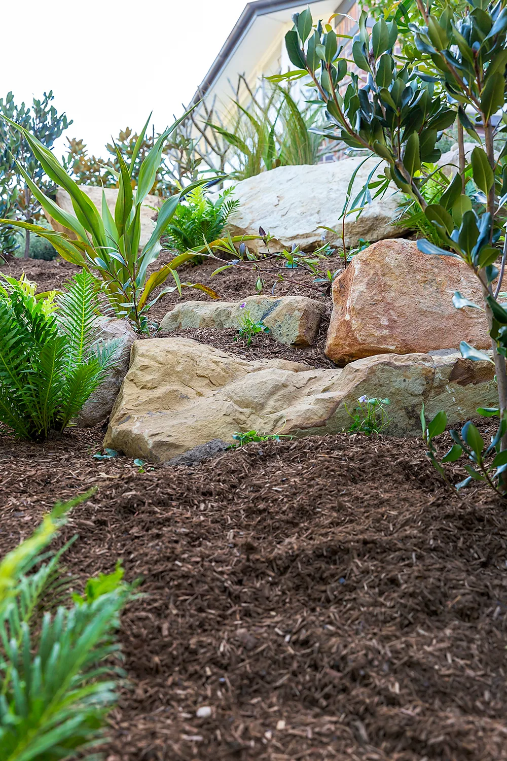 cascade of rocks