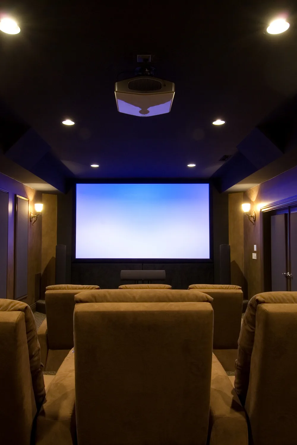 a home theatre add to a house