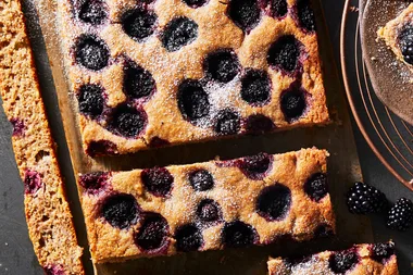 Banana slab cake