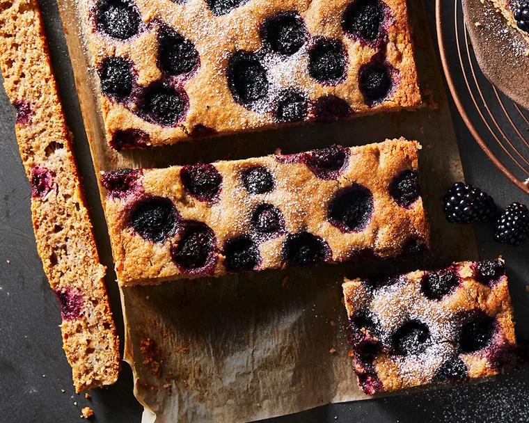 Banana slab cake