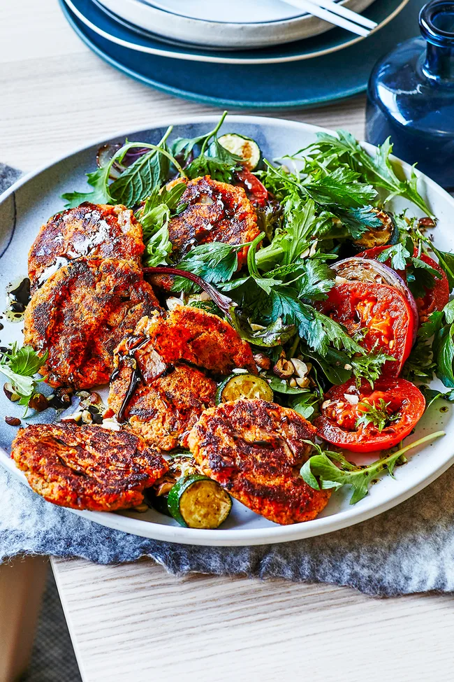 Sweet potato bacon fritters