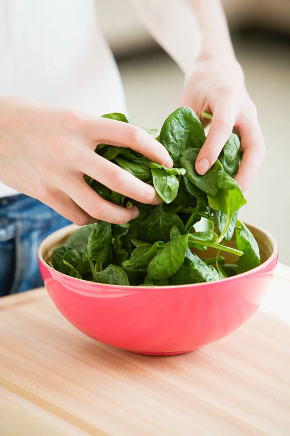 stop spinach going soggy