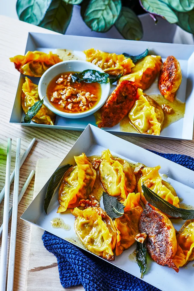 Brussels sprouts dumplings