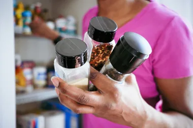 How to unclog a spice jar without shaking it