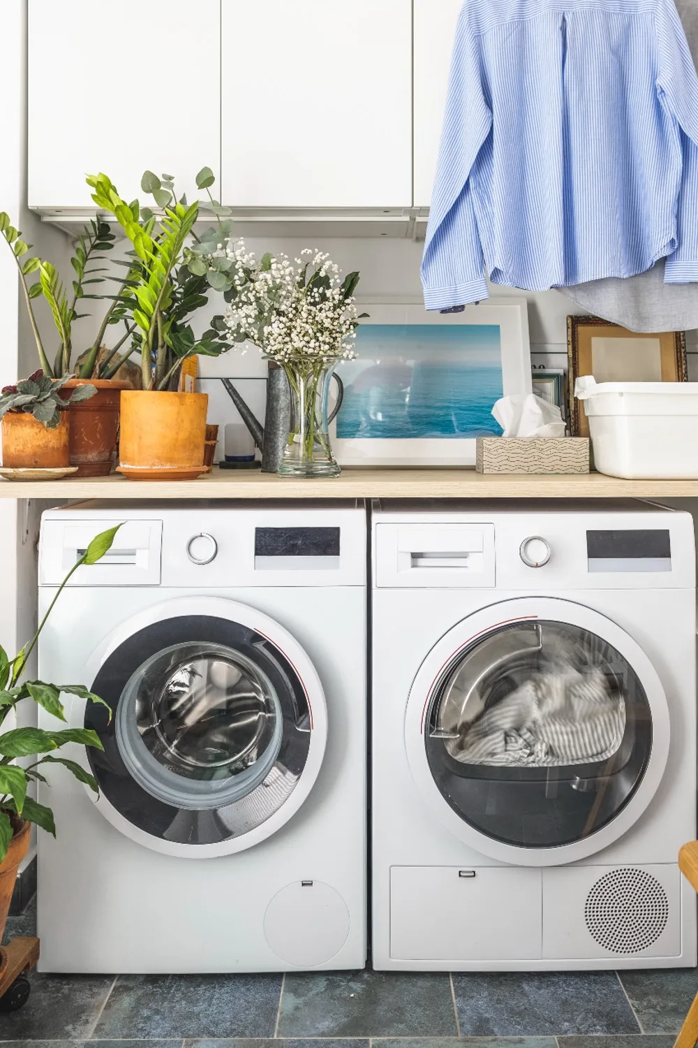 Adding an extra spin cycle can help dry clothes faster without a dryer.