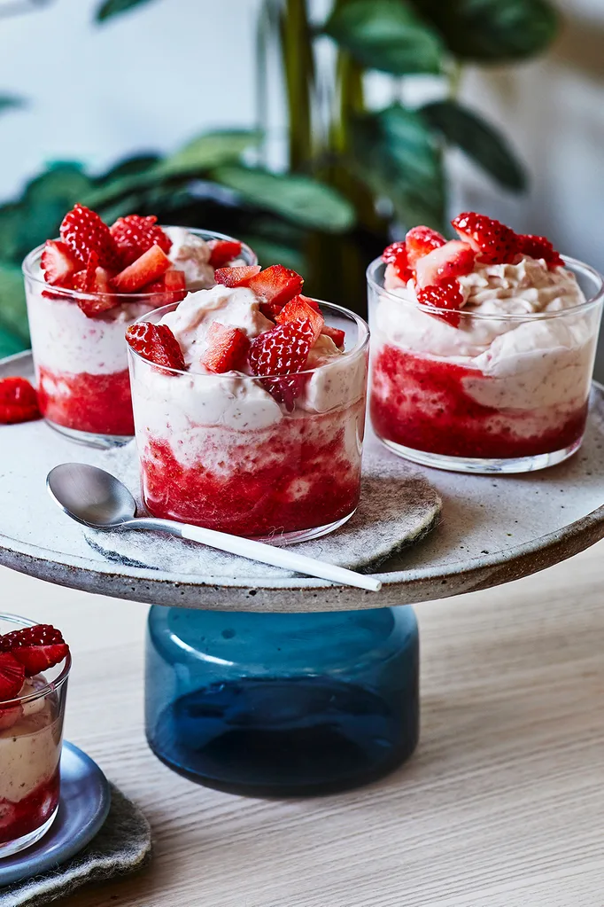strawberry mousse
