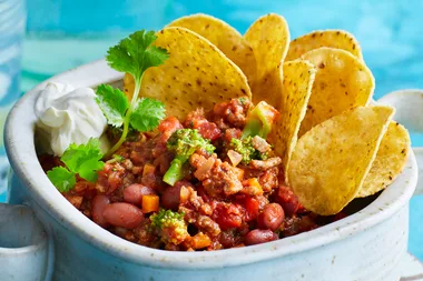 The ultimate beef and bean nachos recipe