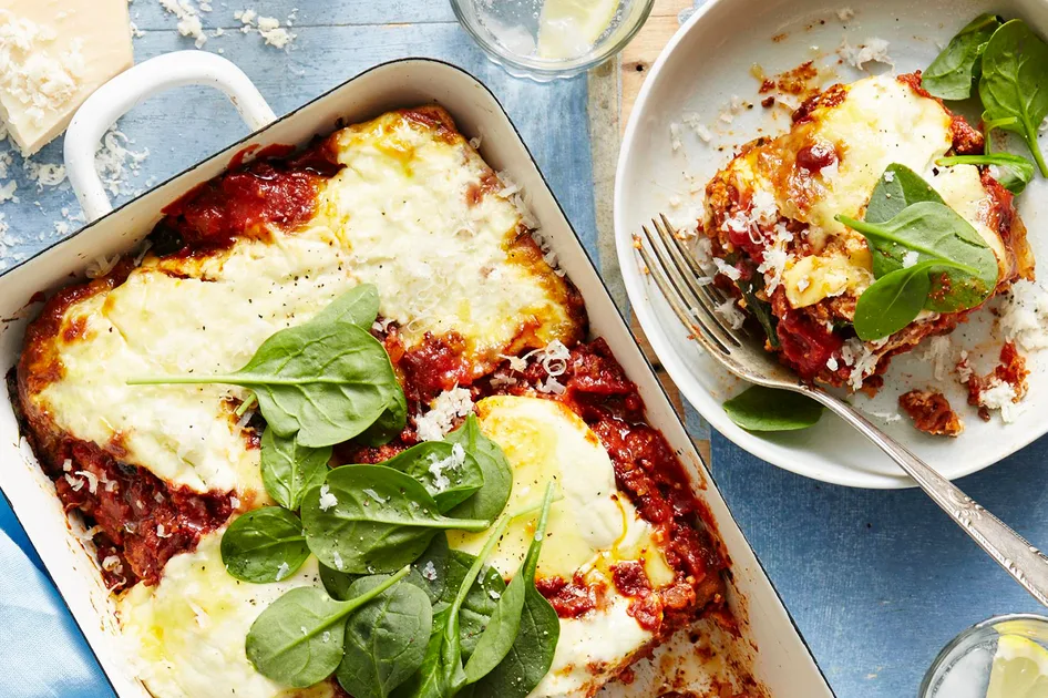 Gluten-free beef and garlic bread lasagne recipe Recipe - Better Homes & Gardens Australia