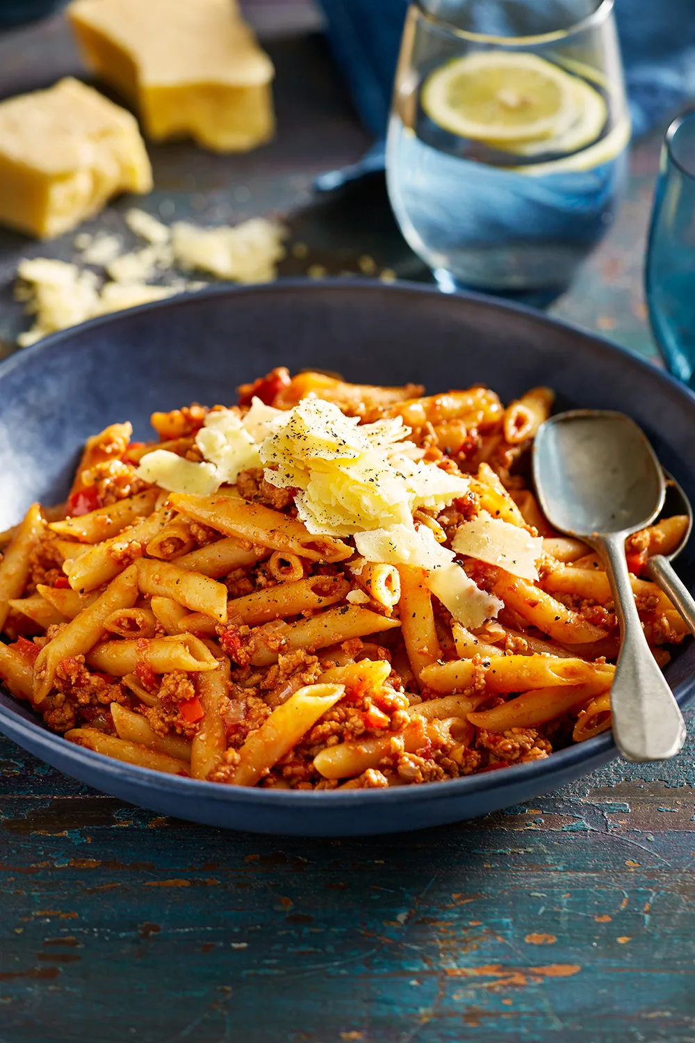 One pot penne pork bolognese