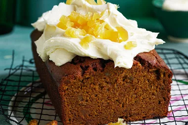 Spiced pumpkin and olive oil loaf cake