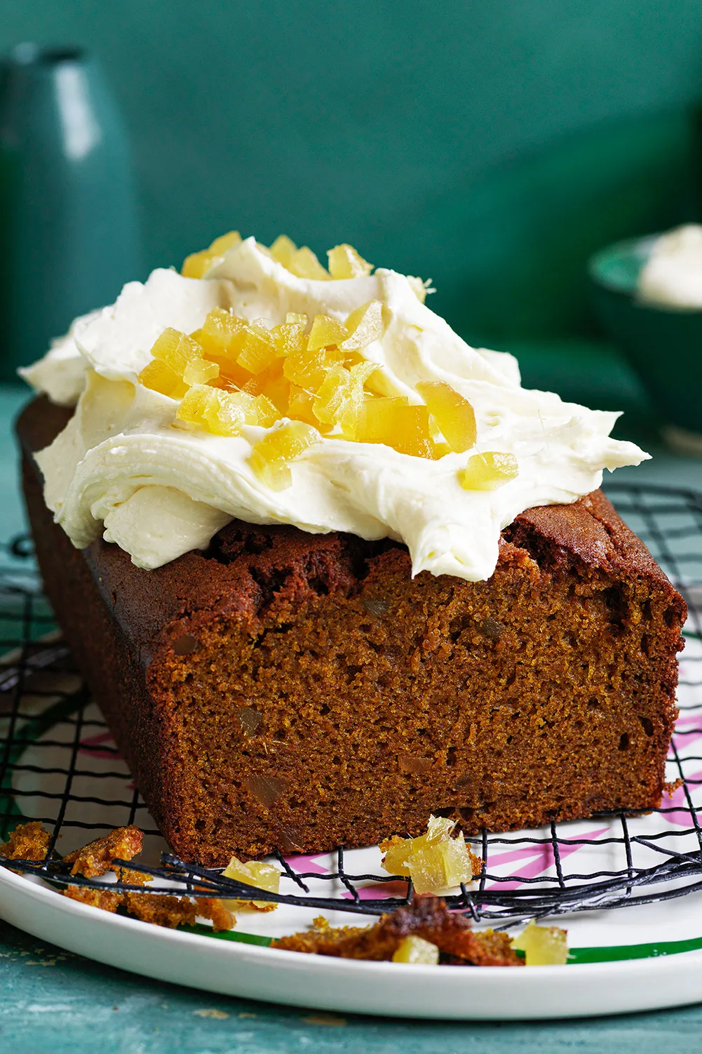 Spiced pumpkin and olive oil loaf cake