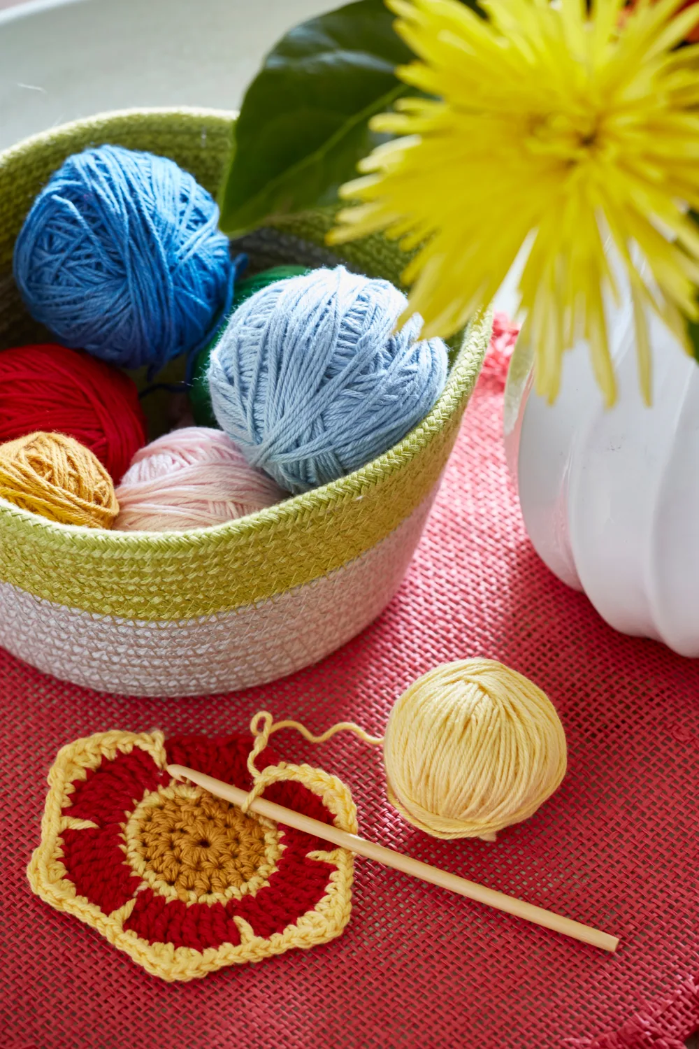 crochet flower