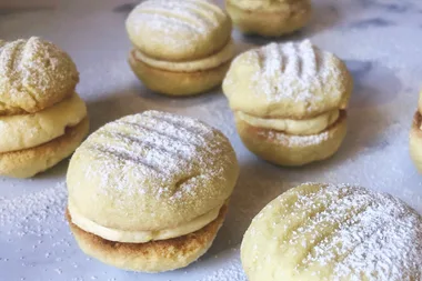 Gluten-free lemon melting moments