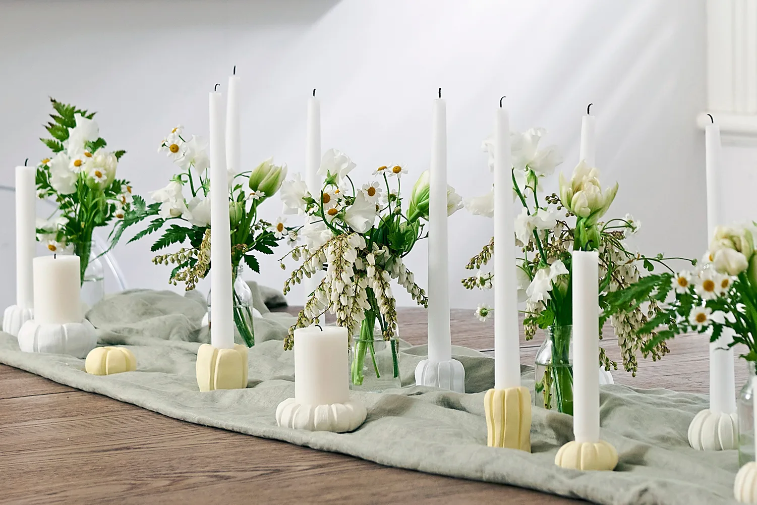 How to make air-dry clay candle holders