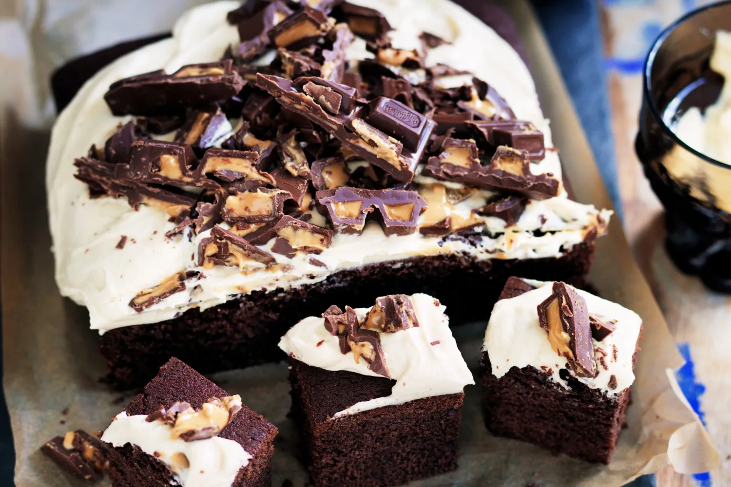 Peanut butter chocolate cake