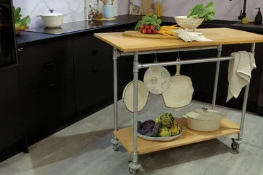 How to build a kitchen island bench