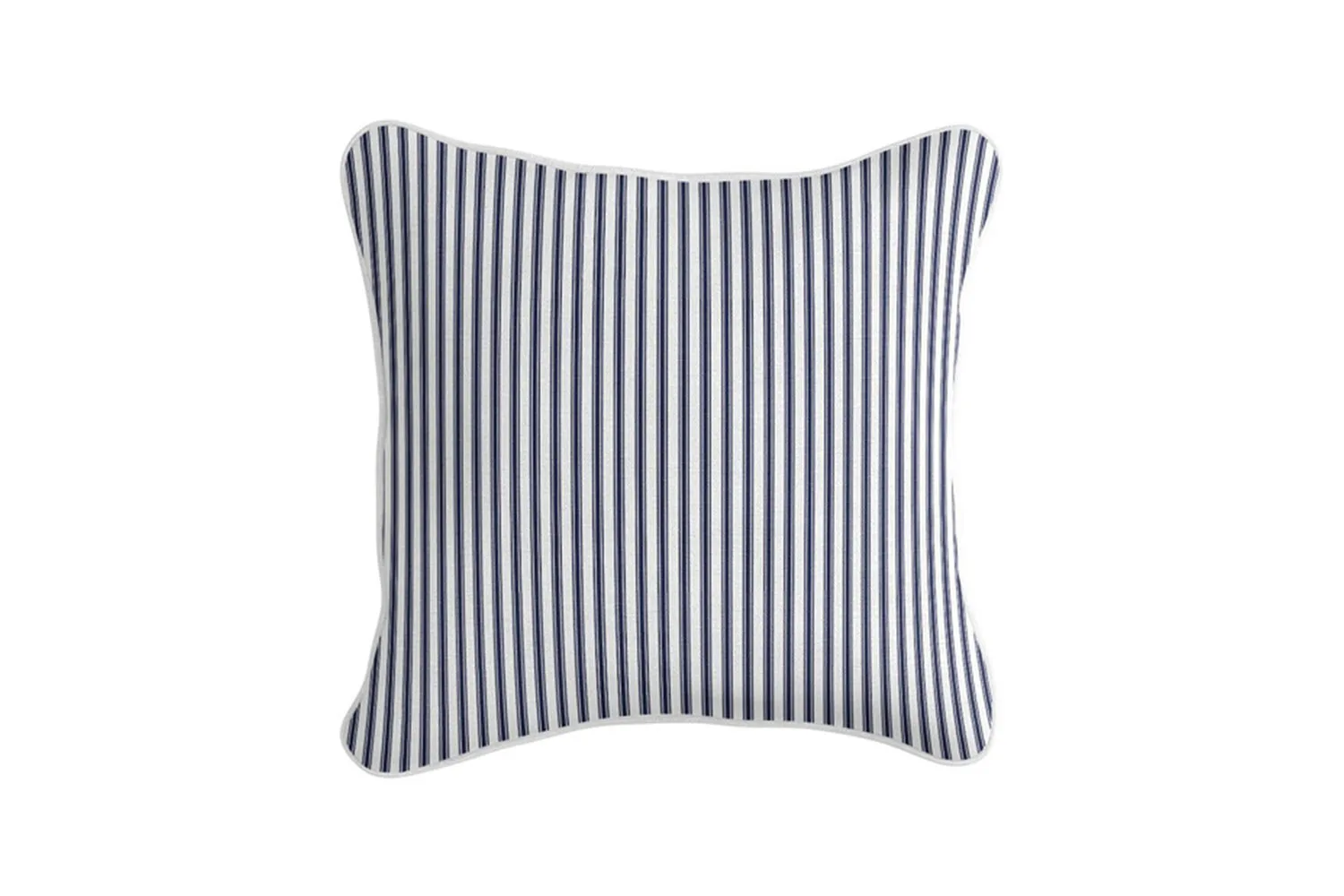 Striped ticking cushion