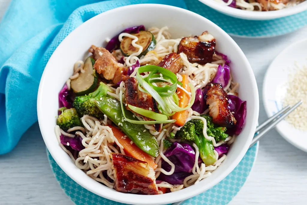 pork noodle stiry fry
