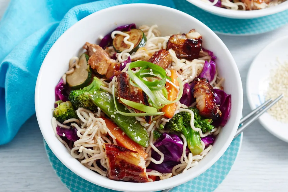 pork noodle stiry fry