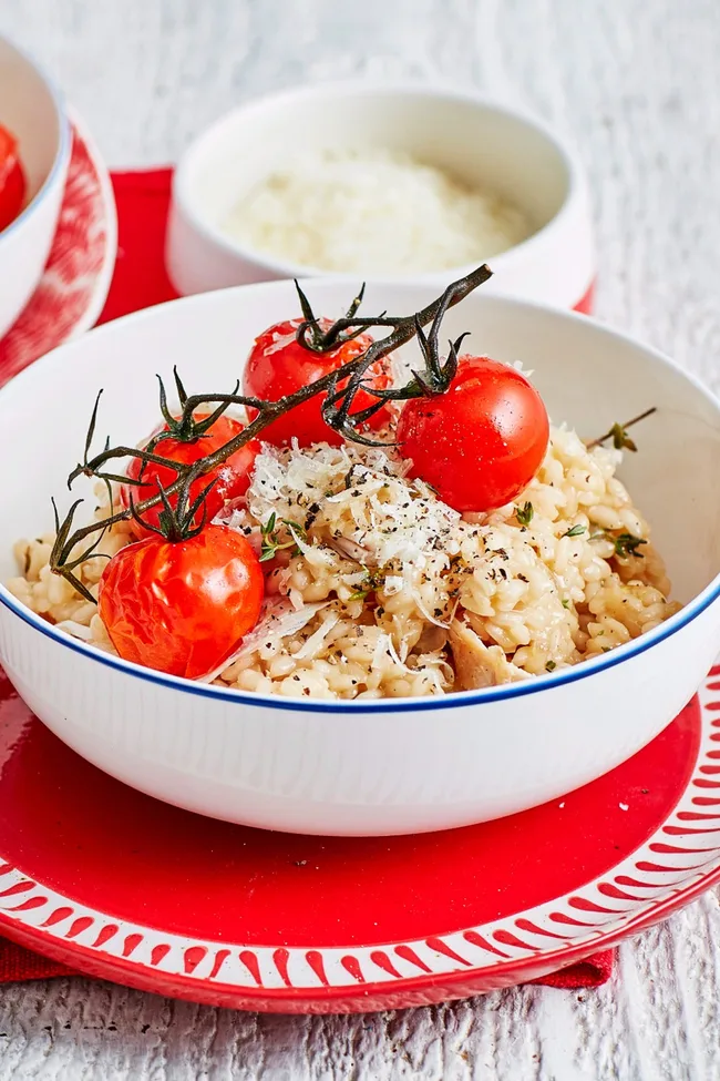 best five ingredient dinner chicken risotto