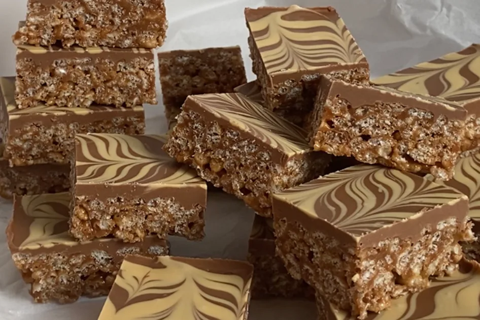 No-Bake Mars Bar Slice Recipe With Caramilk Swirl Recipe - Better Homes & Gardens Australia