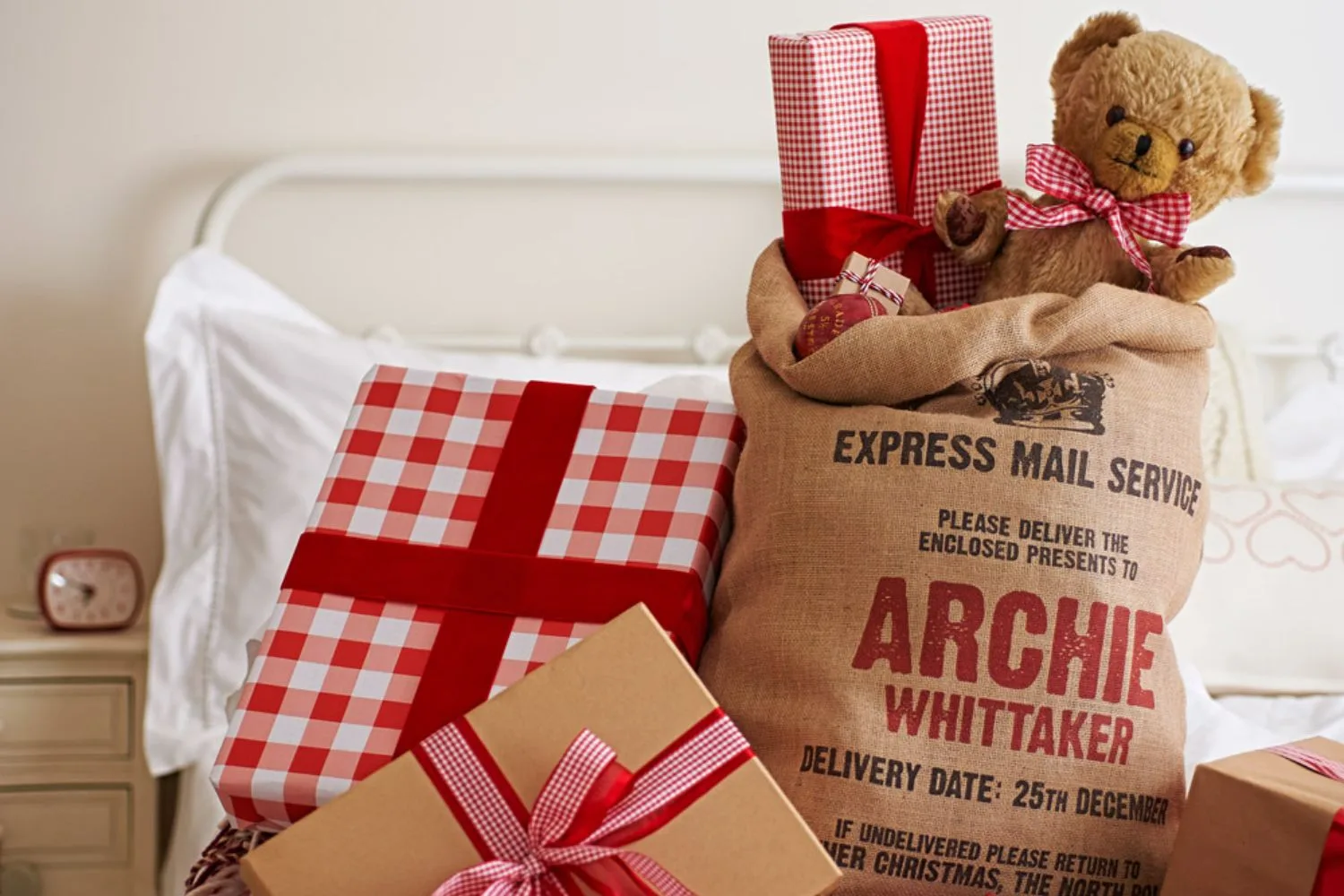 7 personalised Santa sacks to leave out for St Nick on Christmas Eve