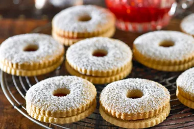 Gluten-free jam biscuits
