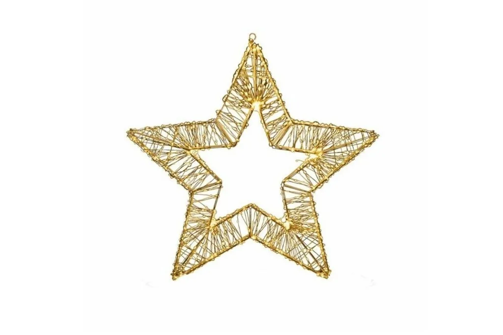 Arlec 47cm warm white LED Festive Star Light