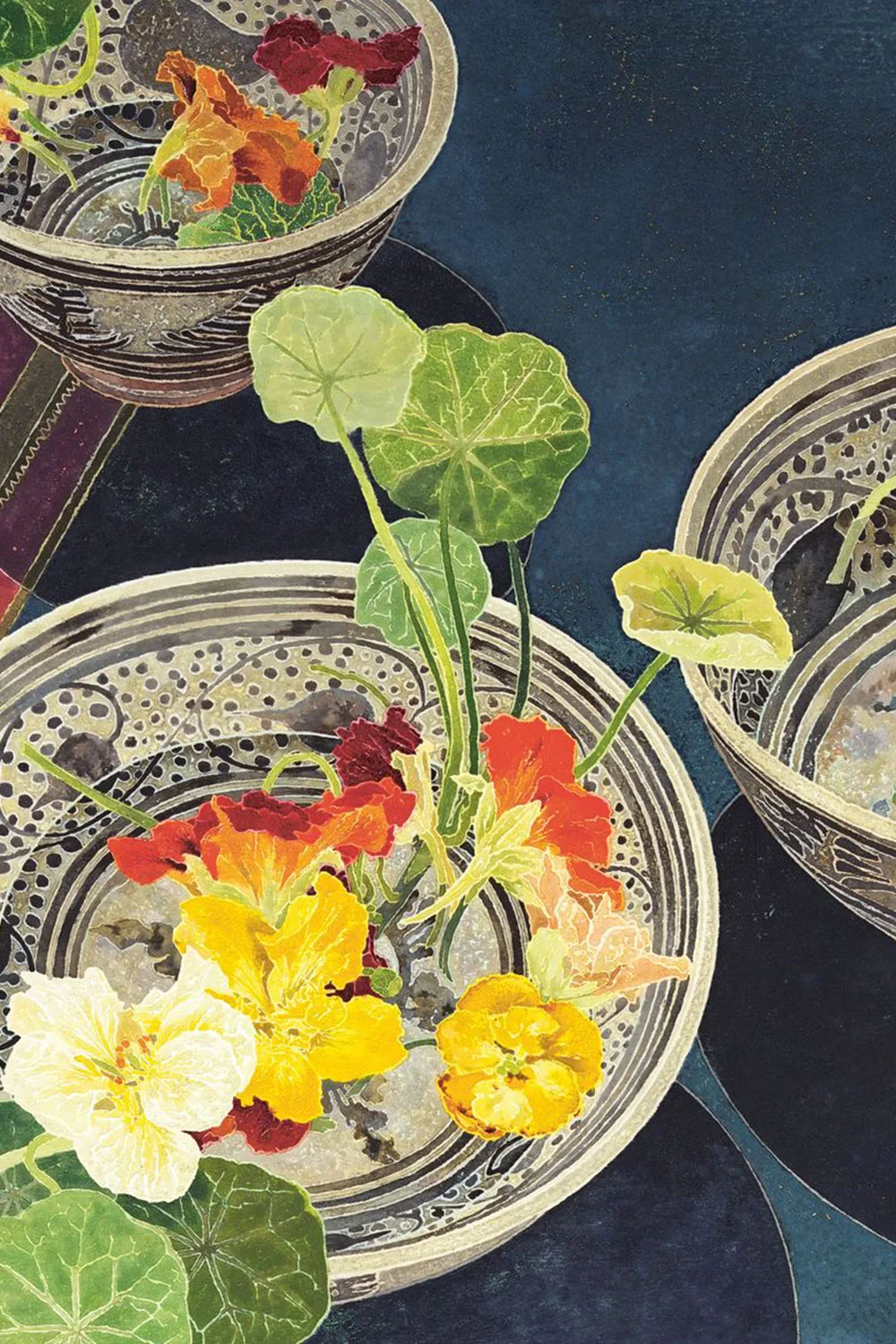 Nasturtiums by Cressida Campbell