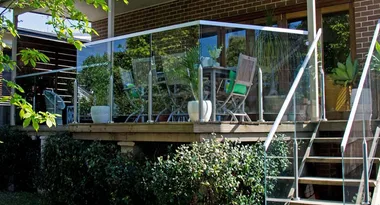 How to make a glass balustrade