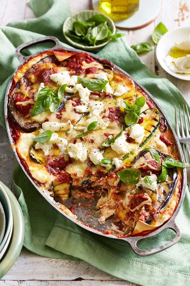 eggplant and zucchini lasagne