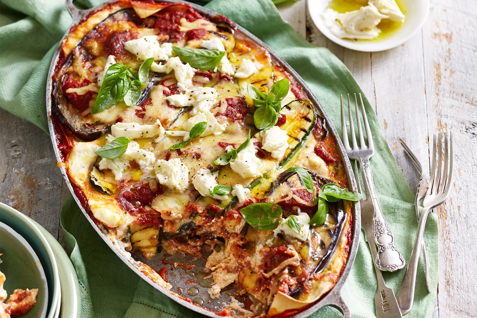 Grilled eggplant and zucchini lasagne recipe Recipe - Better Homes & Gardens Australia
