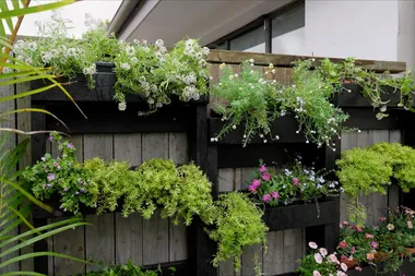How to make an upcycled vertical garden