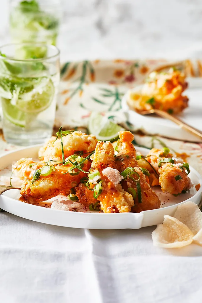 Bang-Bang prawns with sweet chilli mayo
