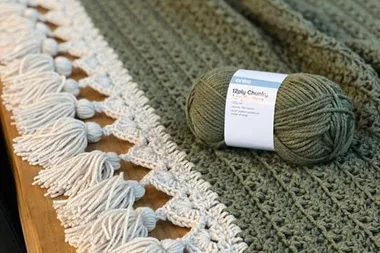 Mum shares &lsquo;stunning&rsquo; crochet blanket pattern using Kmart&rsquo;s chunky yarn