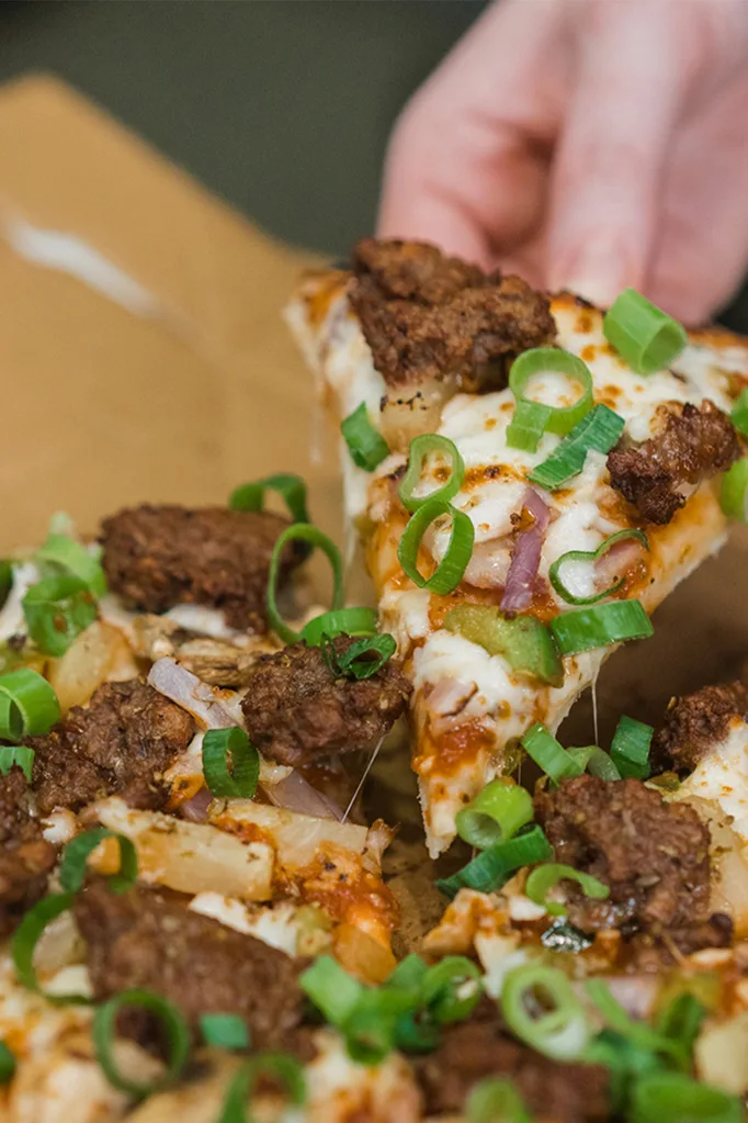 Pizza chain, Domino’s has launched a brand new meaty pizza range with a catch. There's no beef.