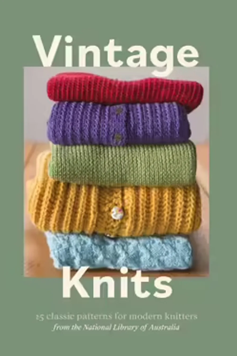 vintage knitting book