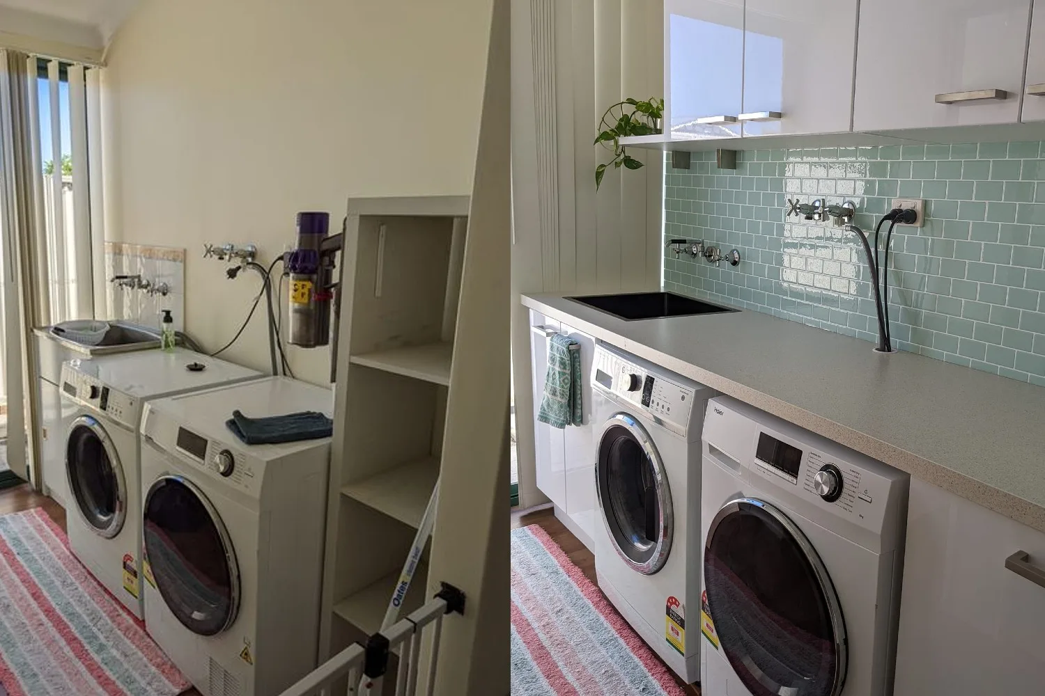 Mum shares amazing Kaboodle laundry makeover for less than $2500